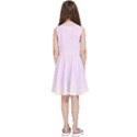 Cream Yellow To Pink Lace Bilinear Gradient Kids  Skater Dress View4