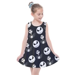 Jack Print, White, Before, Plain, Black, Simple, Christmas Kids  Summer Dress by kyorashop23