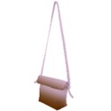 Chocolate Brown To Pink Lace Bilinear Gradient Folding Shoulder Bag View2