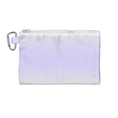 Cream Yellow To Pale Violet Bilinear Gradient Canvas Cosmetic Bag (medium) by GradientsOmbre