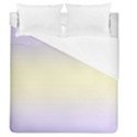 Pale Violet To Cream Yellow Bilinear Gradient Duvet Cover (Queen Size) View1