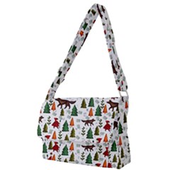 Little Red Riding Hood Seamless Full Print Messenger Bag (l) by Sabxi