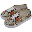 Leaves Pattern Flora Kids  Classic Low Top Sneakers View2