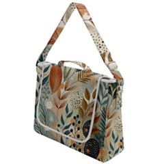 Leaves Pattern Flora Box Up Messenger Bag by Sabxi