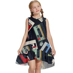 Abstract Case Kids  Frill Swing Dress by kyorashop23