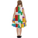 Colorful Bricks, Bricks, Colorful Kids  Frill Swing Dress View4