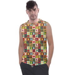 Template Christmas Pattern Men s Regular Tank Top by Proyonanggan