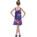 Enchanted Rose Stained Glass Kids  Overall Dress View2