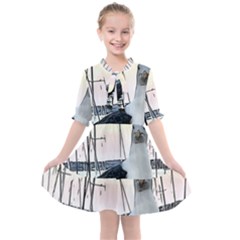 Fisherman?¯s Ward, San Francisco, Ca Kids  All Frills Chiffon Dress by RiverRootz