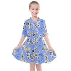 Abstract Pattern Kids  All Frills Chiffon Dress by Sabxi