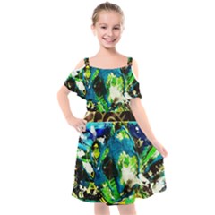 Avocado Kids  Cut Out Shoulders Chiffon Dress by bestdesignintheworld