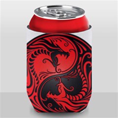 Red Yin Yang Dragons Can Holder by JeffBartels