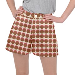 Retro 40s 50s Cupcake Pattern Women s Ripstop Shorts by violetheavensky