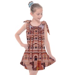 Rajasthan Hawa Mahal Kids  Tie Up Tunic Dress by designsbymallika