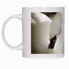 Swan White Coffee Mug by artposters