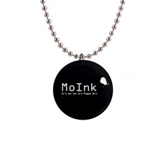 Moink Logo Button Necklace by MoInkBeMoU