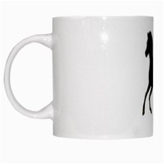 Running Horse White Coffee Mug by mysticalimages