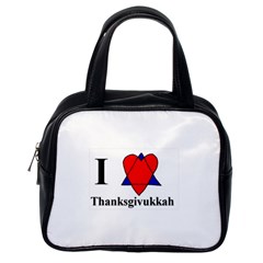 Heartstar Classic Handbag (one Side) by Thanksgivukkah