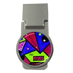 Modern Art Money Clip (round) by Siebenhuehner