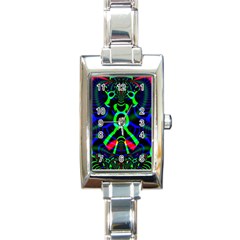 Dsign Rectangular Italian Charm Watch by Siebenhuehner