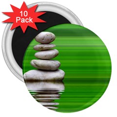 Balance 3  Button Magnet (10 Pack) by Siebenhuehner