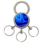 Wave 3-Ring Key Chain Front