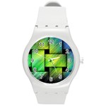 Modern Art Plastic Sport Watch (Medium) Front