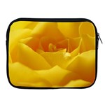 Yellow Rose Apple iPad 2/3/4 Zipper Case Front