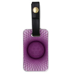 Spirograph Luggage Tag (one Side) by Siebenhuehner