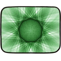 Spirograph Mini Fleece Blanket (two Sided) by Siebenhuehner