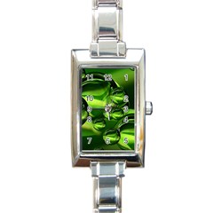 Balls Rectangular Italian Charm Watch by Siebenhuehner