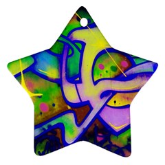 Graffity Star Ornament by Siebenhuehner