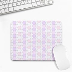 Allover Graphic Soft Pink Small Mouse Pad (rectangle) by ImpressiveMoments