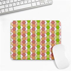 Allover Graphic Red Green Small Mouse Pad (rectangle) by ImpressiveMoments