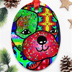 Pug Oval Ornament by Siebenhuehner