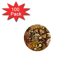 Steampunk 1  Mini Button (100 Pack) by Ancello