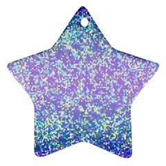 Glitter2 Star Ornament by MedusArt