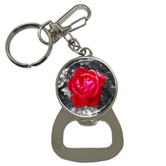 Red Rose Bottle Opener Key Chain by jotodesign