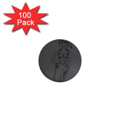 Witchy 1  Mini Button (100 Pack) by WispsofFantasy