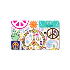 Peace Collage Magnet (name Card) by StuffOrSomething