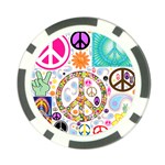 Peace Collage Poker Chip Back