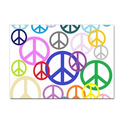 Peace Sign Collage Png A4 Sticker 100 Pack by StuffOrSomething