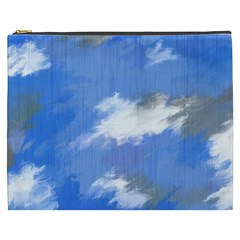 Abstract Clouds Cosmetic Bag (xxxl) by StuffOrSomething