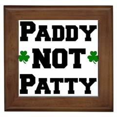 Paddynotpatty Framed Ceramic Tile by Shannairl