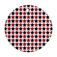 Patriot Stars Round Ornament (two Sides) by StuffOrSomething