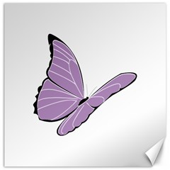 Purple Awareness Butterfly 2 Canvas 20  X 20  (unframed) by FunWithFibro