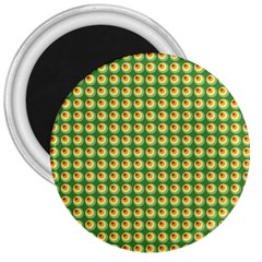 Retro 3  Button Magnet by Siebenhuehner