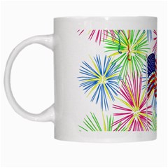 Patriot Fireworks White Coffee Mug by StuffOrSomething