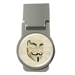 We The Anonymous People Money Clip (Round) Front