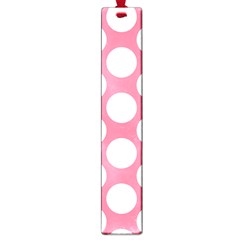 Pink Polkadot Large Bookmark by Zandiepants